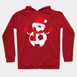 Snowman Soccer Merry Christmas Xmas Hat Hoodie